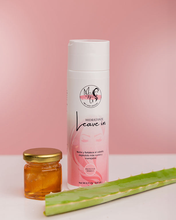Leave-in, termo protector, hidratante, anticaída y crecimiento del cabello.